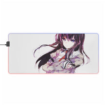 Cargar imagen en el visor de la galería, Makise Kurisu RGB LED Mouse Pad (Desk Mat)
