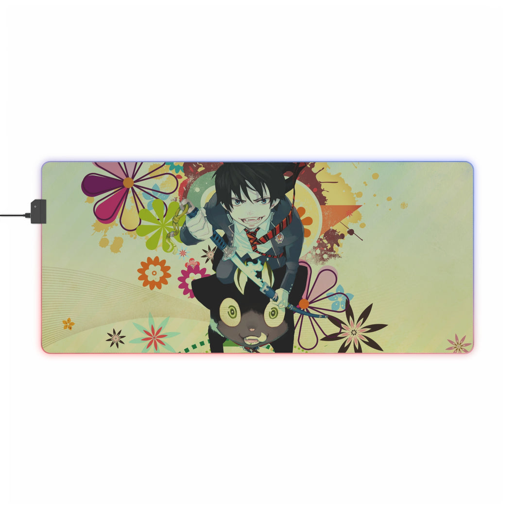 Blue Exorcist RGB LED Mouse Pad (Desk Mat)