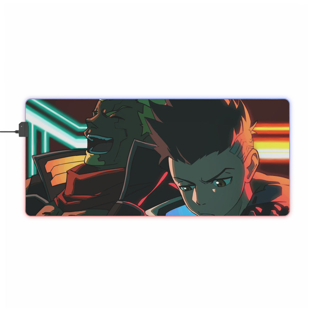 Tapis de souris LED RVB Cyberpunk : Edgerunners (tapis de bureau)