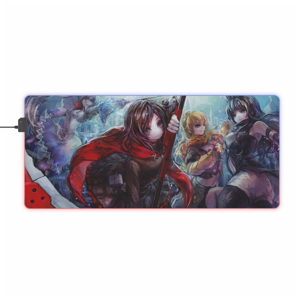 Tapis de souris LED RGB Anime RWBY (tapis de bureau)