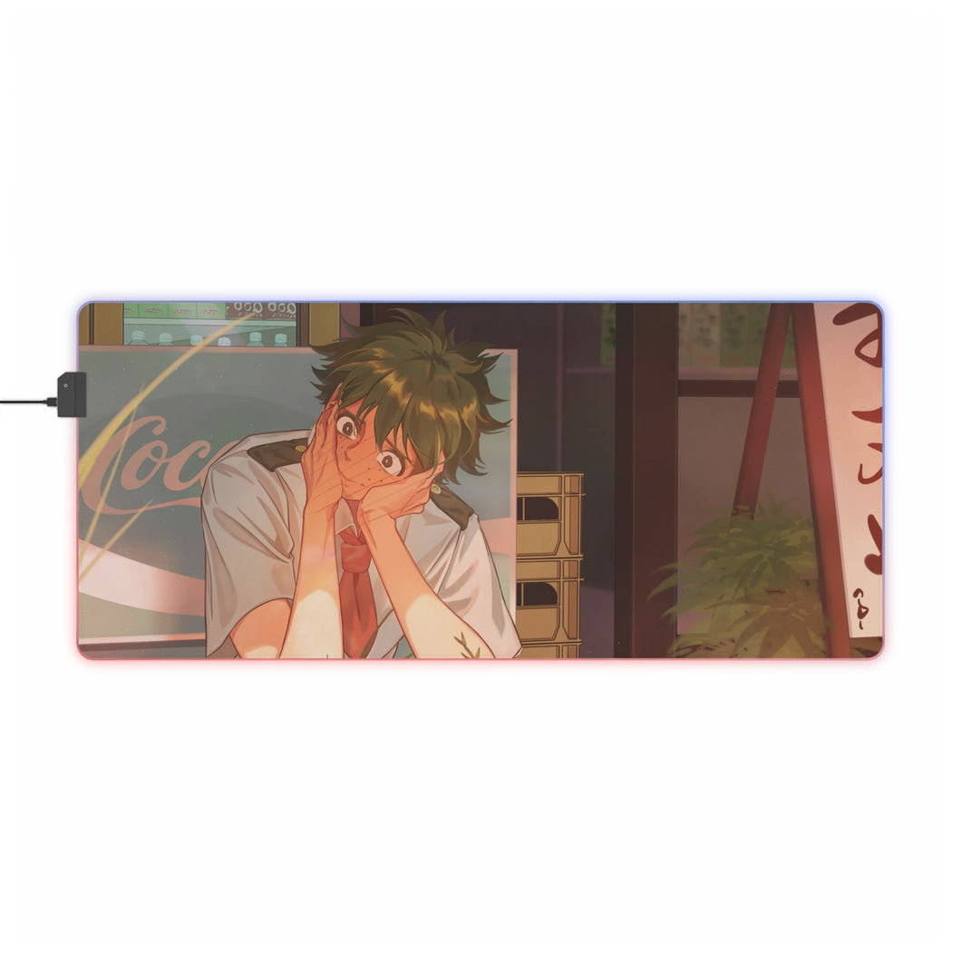 My Hero Academia Izuku Midoriya RGB LED Mouse Pad (Desk Mat)