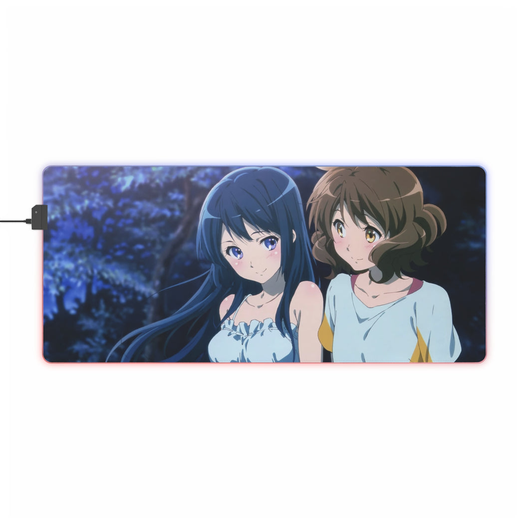 Sound! Euphonium Kumiko Oumae, Reina Kousaka RGB LED Mouse Pad (Desk Mat)