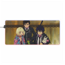 Load image into Gallery viewer, Rin,Yukio and Shiemi RGB LED Mouse Pad (Desk Mat)
