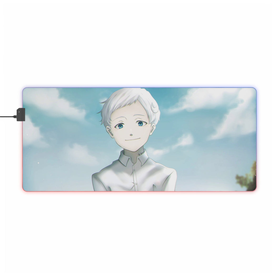 The Promised Neverland Norman RGB LED Mouse Pad (Desk Mat)