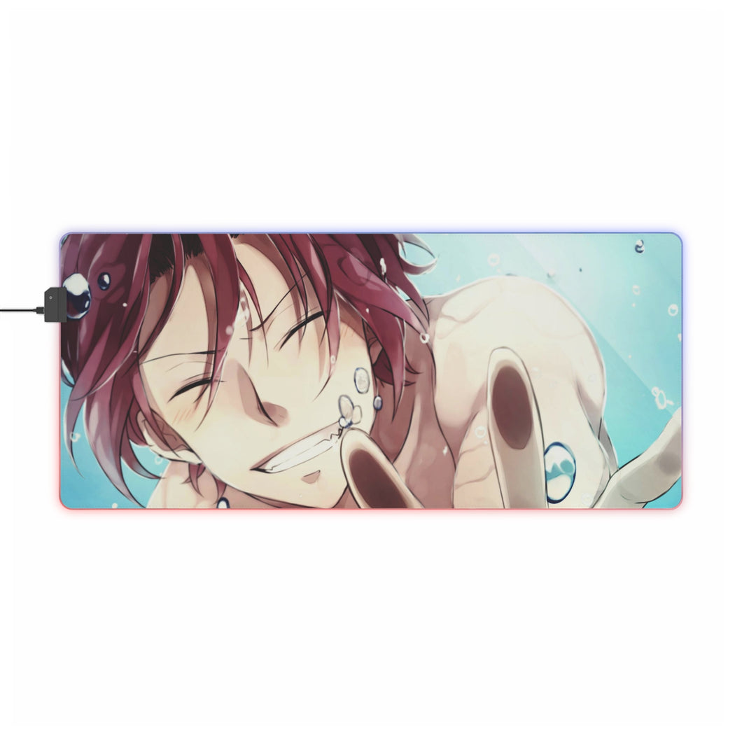 Gratuit ! Tapis de souris LED RVB Rin Matsuoka (tapis de bureau)