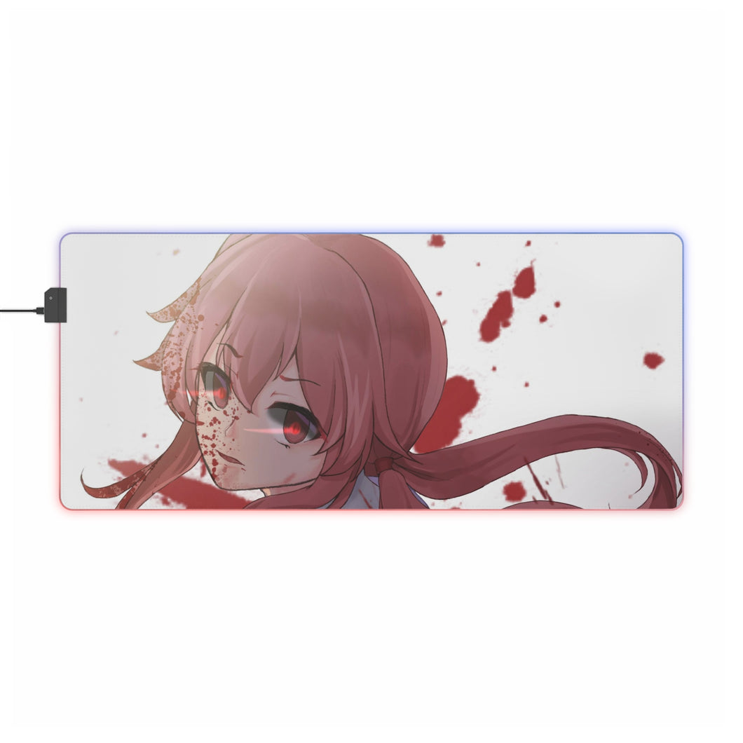 Mirai Nikki Yuno Gasai RGB LED Mouse Pad (Desk Mat)