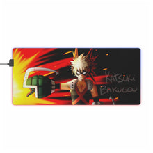 Cargar imagen en el visor de la galería, My Hero Academia Katsuki Bakugou RGB LED Mouse Pad (Desk Mat)
