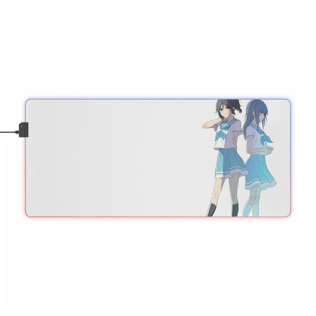 Sound! Euphonium Mizore Yoroizuka, Nozomi Kasaki RGB LED Mouse Pad (Desk Mat)