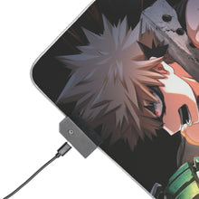 Cargar imagen en el visor de la galería, Alfombrilla de ratón (alfombrilla de escritorio) RGB LED My Hero Academia Katsuki Bakugou
