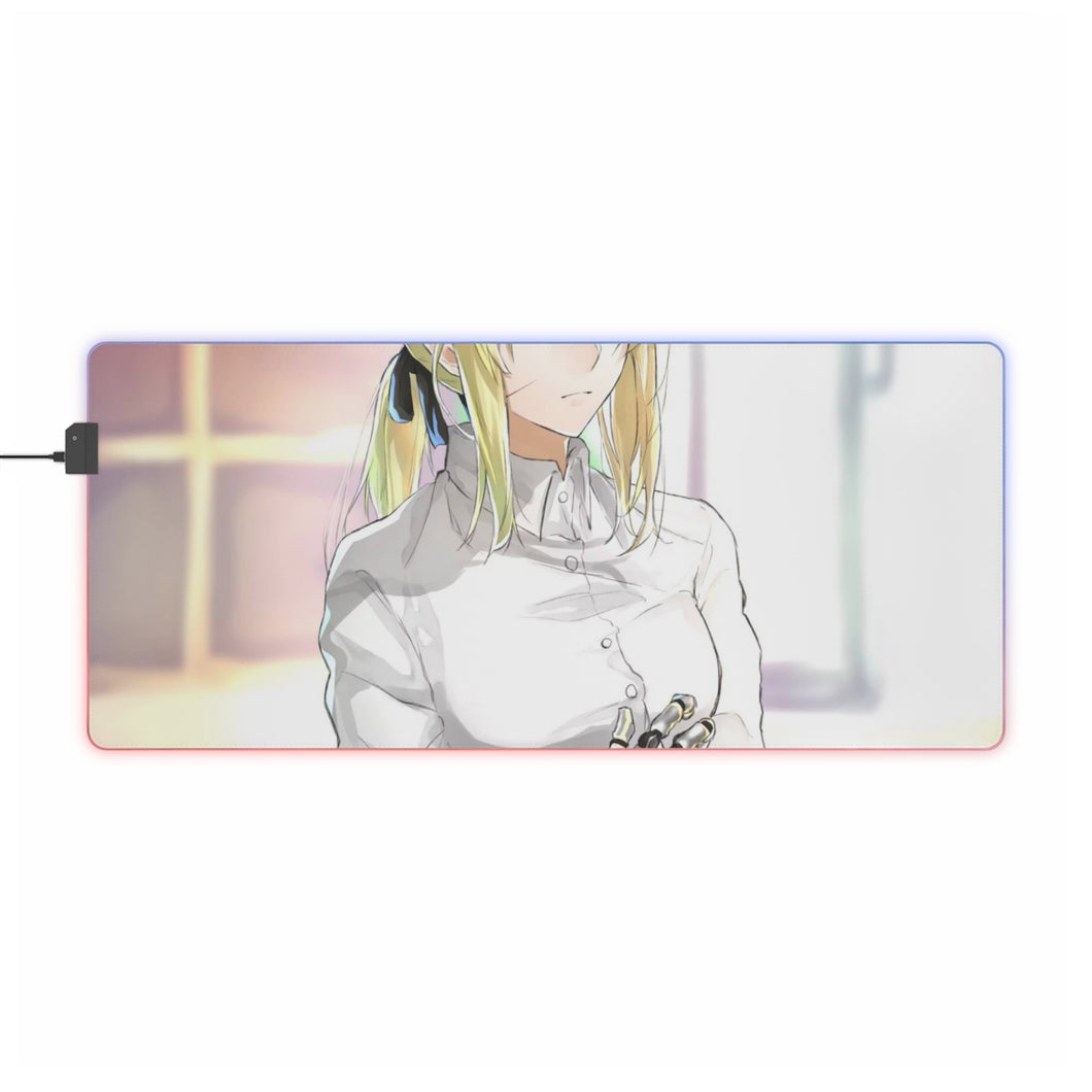 Violet Evergarden RGB LED Mouse Pad (Desk Mat)