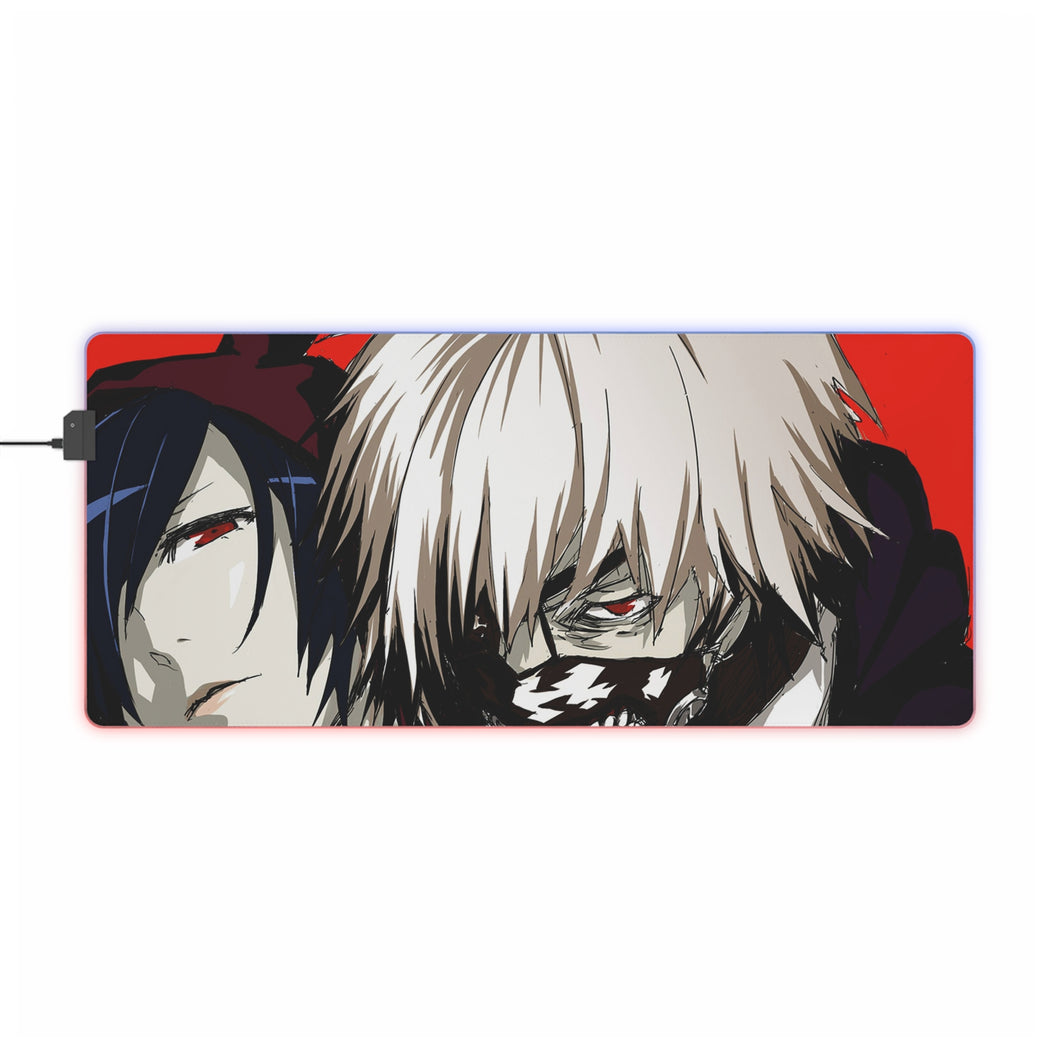 Tokyo Ghoul Ken Kaneki, Touka Kirishima RGB LED Mouse Pad (Desk Mat)