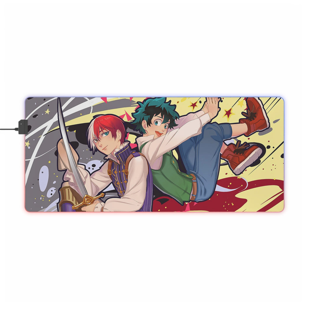 My Hero Academia Izuku Midoriya RGB LED Mouse Pad (Desk Mat)