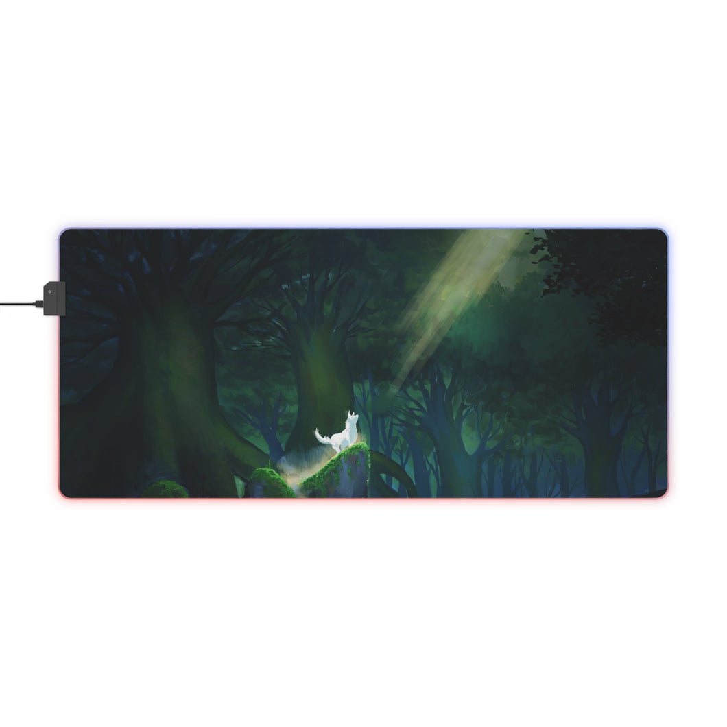 Princess Mononoke RGB LED Mouse Pad (Desk Mat)