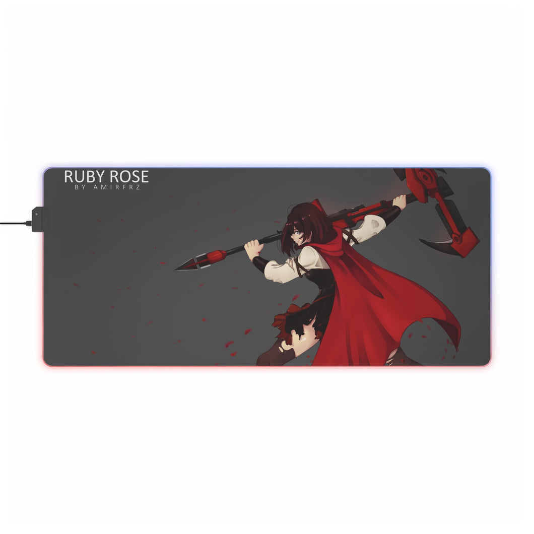 Tapis de souris LED RGB Anime RWBY (tapis de bureau)