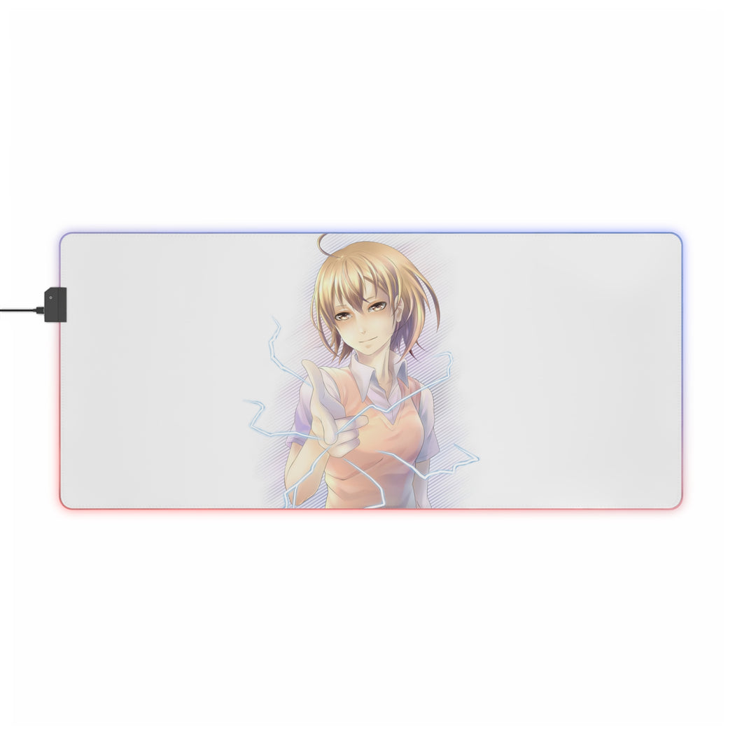 Tapis de souris LED RGB A Certain Magical Index Mikoto Misaka (tapis de bureau)