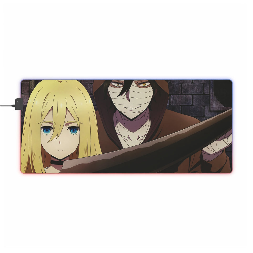 Tapis de souris LED RVB Angels Of Death (tapis de bureau)