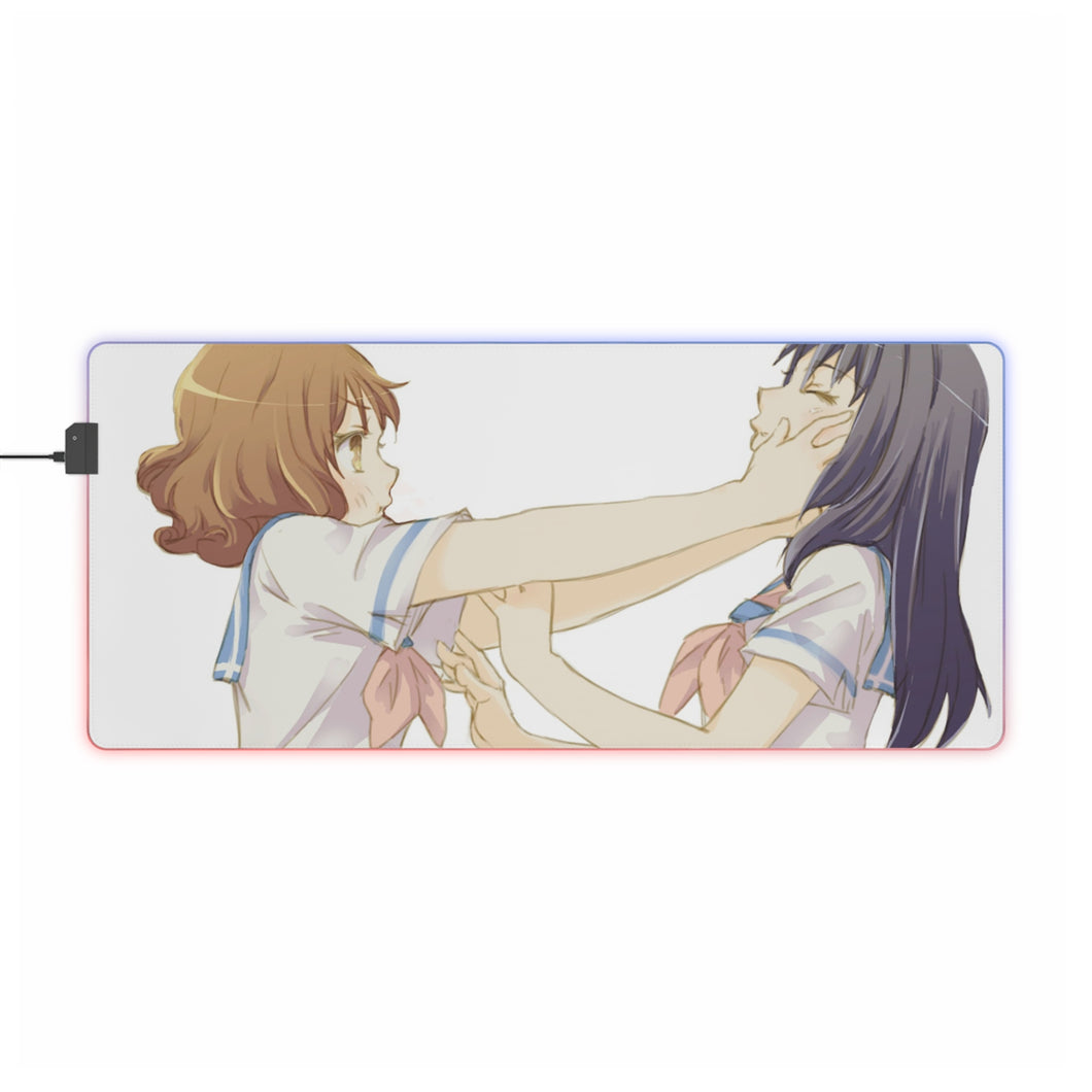 Sound! Euphonium Kumiko Oumae, Reina Kousaka RGB LED Mouse Pad (Desk Mat)