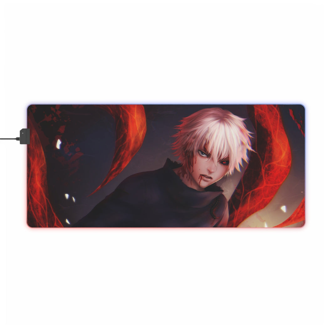 Tokyo Ghoul Ken Kaneki RGB LED Mouse Pad (Desk Mat)