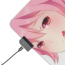 Charger l&#39;image dans la galerie, Tapis de souris LED RVB Mirai Nikki Yuno Gasai (tapis de bureau)
