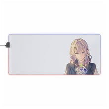 Load image into Gallery viewer, Violet Evergarden RGB LED Mouse Pad (Desk Mat)
