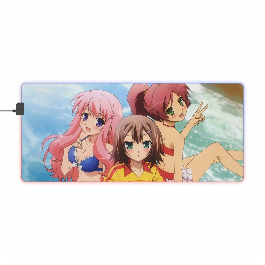 Baka And Test RGB LED Mouse Pad (Desk Mat)