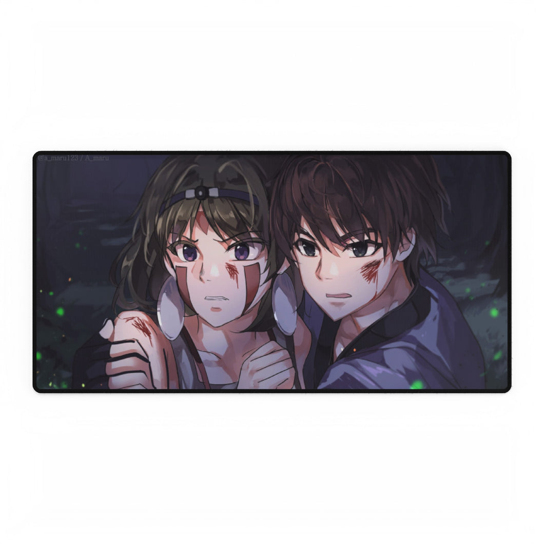 Tapis de souris Ashitaka et Princesse Mononoke (sous-main)