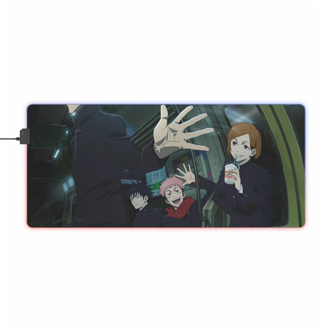 Tapis de souris LED RVB Jujutsu Kaisen Saison 2 (tapis de bureau)