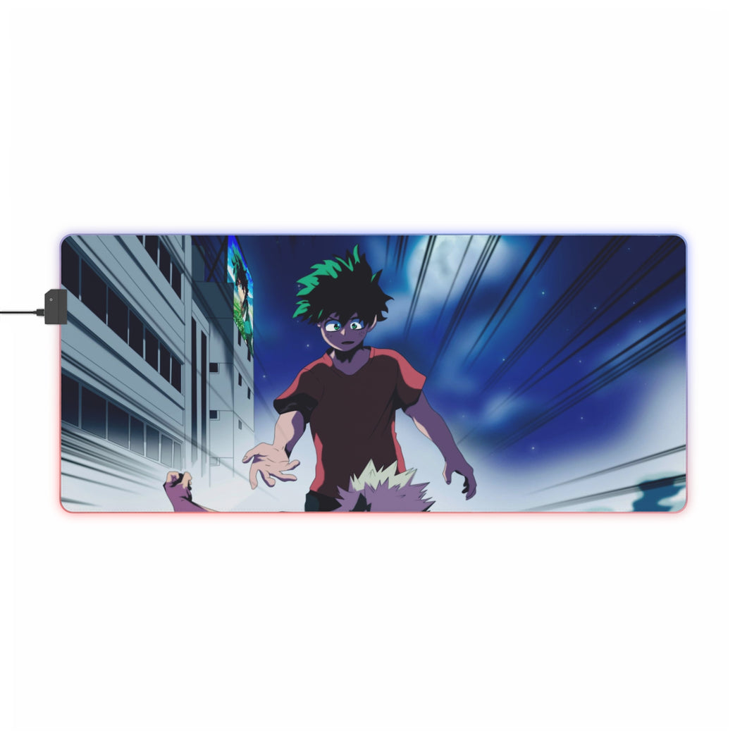 My Hero Academia Izuku Midoriya, Katsuki Bakugou RGB LED Mouse Pad (Desk Mat)