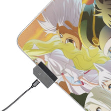 Charger l&#39;image dans la galerie, Tapis de souris LED RGB Fairy Tail Natsu Dragneel, Erza Scarlet, Gray Fullbuster, Lucy Heartfilia, Happy (tapis de bureau)
