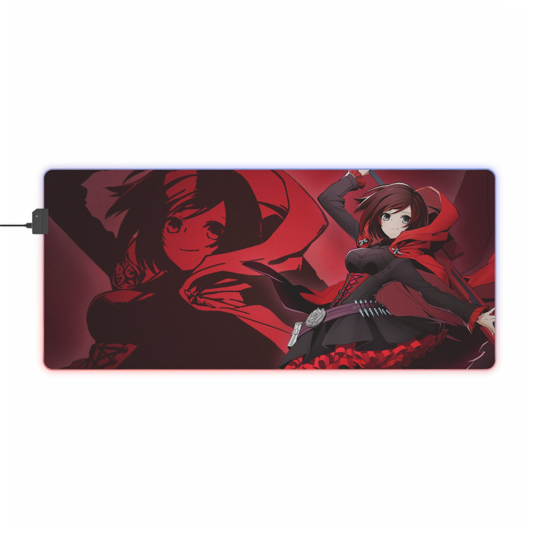 Tapis de souris LED RGB Anime RWBY (tapis de bureau)