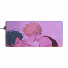 Cargar imagen en el visor de la galería, My Hero Academia Izuku Midoriya, Katsuki Bakugou RGB LED Mouse Pad (Desk Mat)
