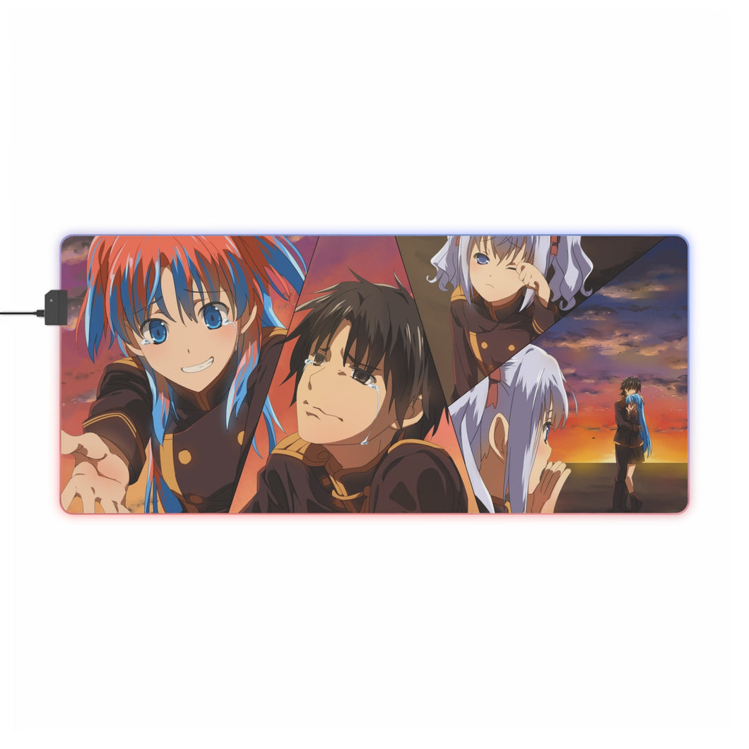 Tapis de souris LED RVB Sukasuka (tapis de bureau)