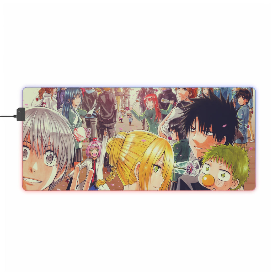 Beelzebub Tatsumi Oga, Hildegarde, Takayuki Furuichi RGB LED Mouse Pad (Desk Mat)