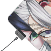 Load image into Gallery viewer, Kyojuro Rengoku Muichiro Tokito and Shinobu Kochou RGB LED Mouse Pad (Desk Mat)
