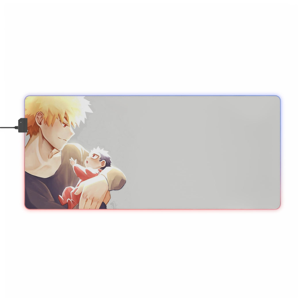 My Hero Academia Katsuki Bakugou RGB LED Mouse Pad (Desk Mat)