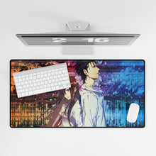 Charger l&#39;image dans la galerie, Tapis de souris (sous-main) Kurisu Makise et Rintarou Okabe
