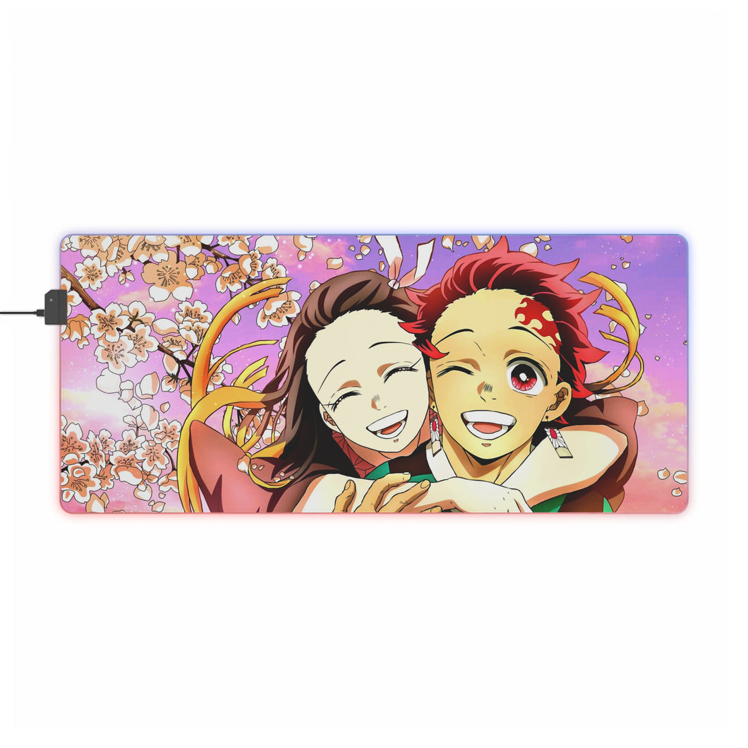 Demon Slayer: Kimetsu No Yaiba RGB LED Mouse Pad (Desk Mat)