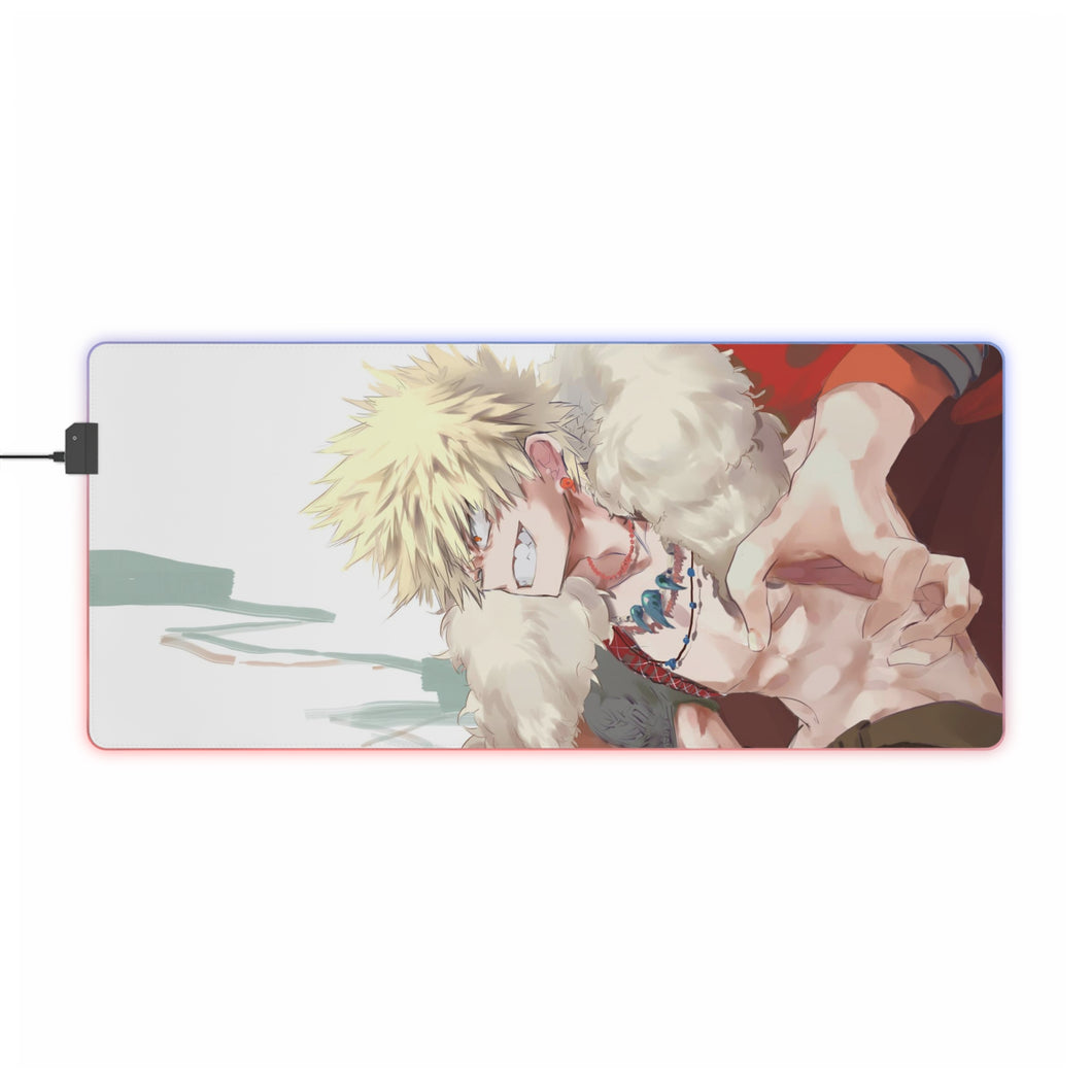 My Hero Academia Katsuki Bakugou RGB LED Mouse Pad (Desk Mat)