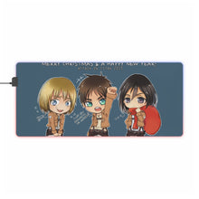 Cargar imagen en el visor de la galería, Anime Attack On Titan RGB LED Mouse Pad (Desk Mat)
