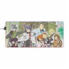 Charger l&#39;image dans la galerie, Log Horizon Shiroe, Akatsuki, Naotsugu, Nyanta, Serara RGB LED Tapis de souris (Tapis de bureau)
