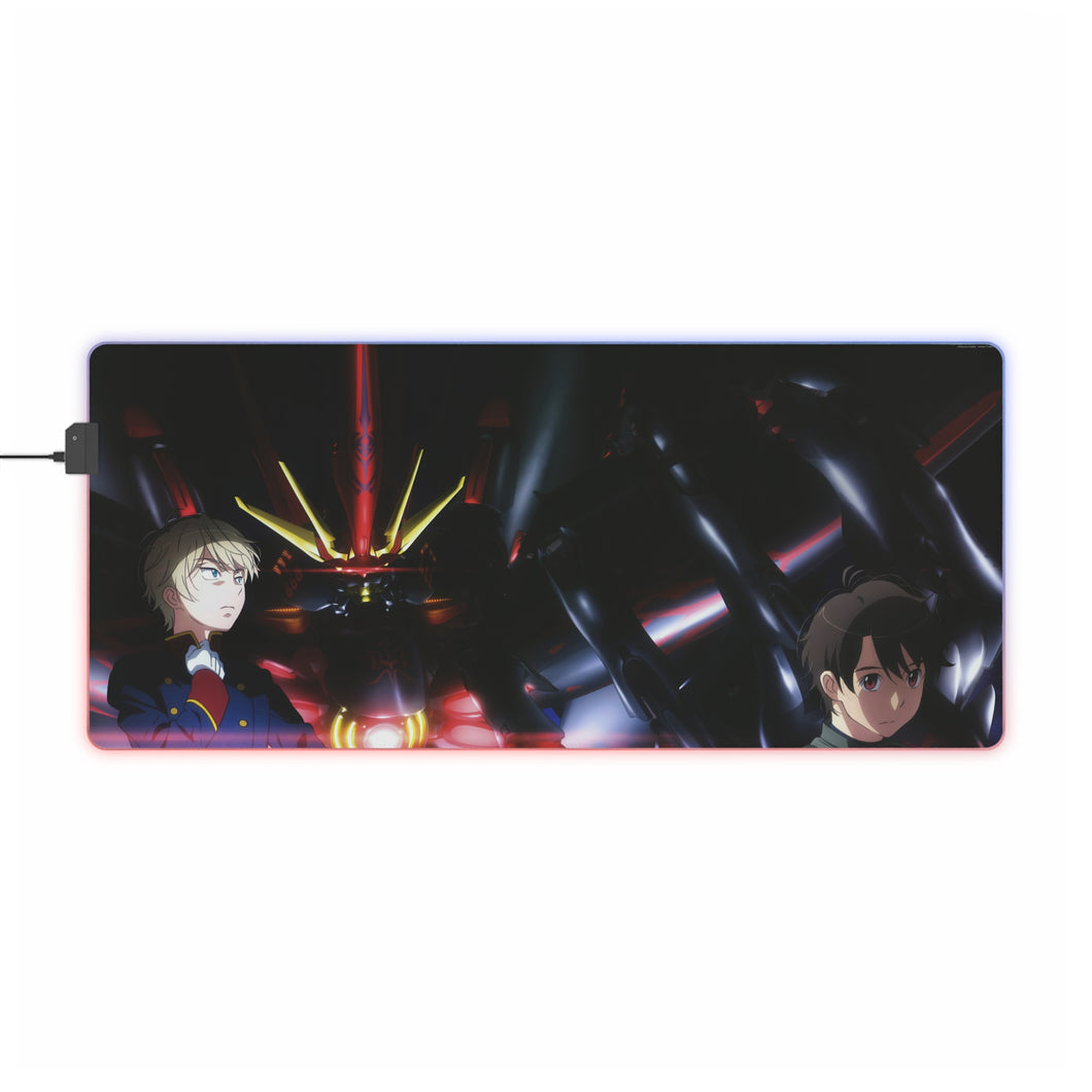 Tapis de souris LED RVB Aldnoah.Zero (tapis de bureau)