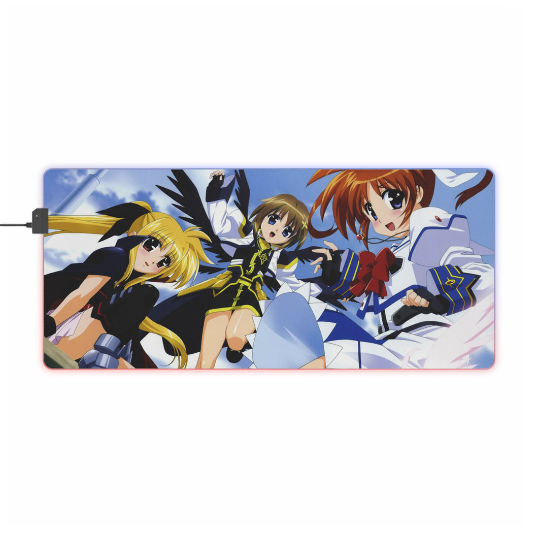 Magical Girl Lyrical Nanoha RGB LED Mouse Pad (Desk Mat)