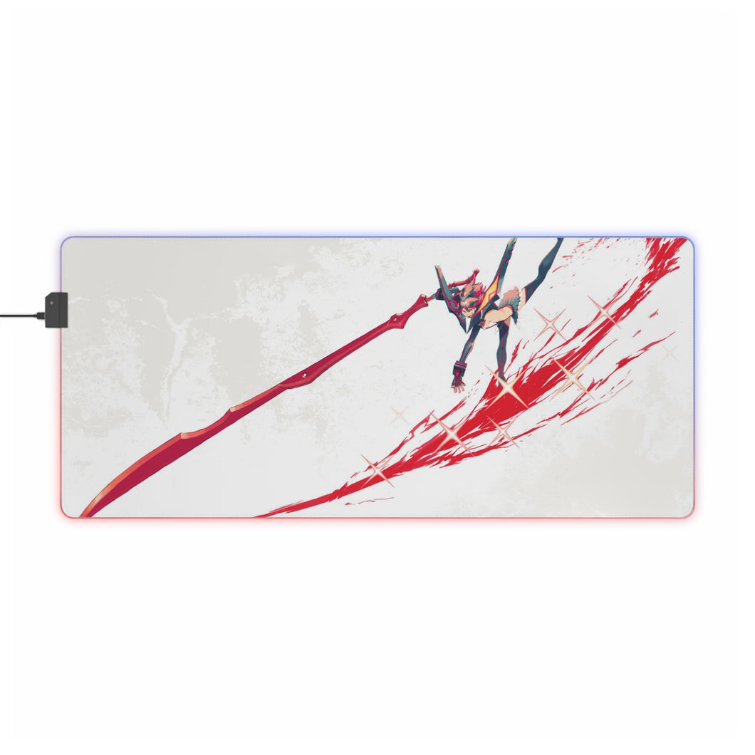 Tapis de souris LED RVB Anime Kill La Kill (tapis de bureau)