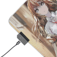 Cargar imagen en el visor de la galería, Makise Kurisu RGB LED Mouse Pad (Desk Mat)
