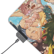 Cargar imagen en el visor de la galería, My Hero Academia Izuku Midoriya, Katsuki Bakugou, Tenya Iida, Tsuyu Asui RGB LED Mouse Pad (alfombra de escritorio)
