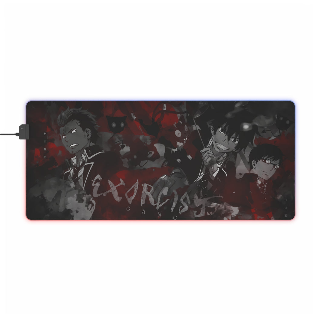 Exorcist Gang/Blue exorcist RGB LED Mouse Pad (Desk Mat)