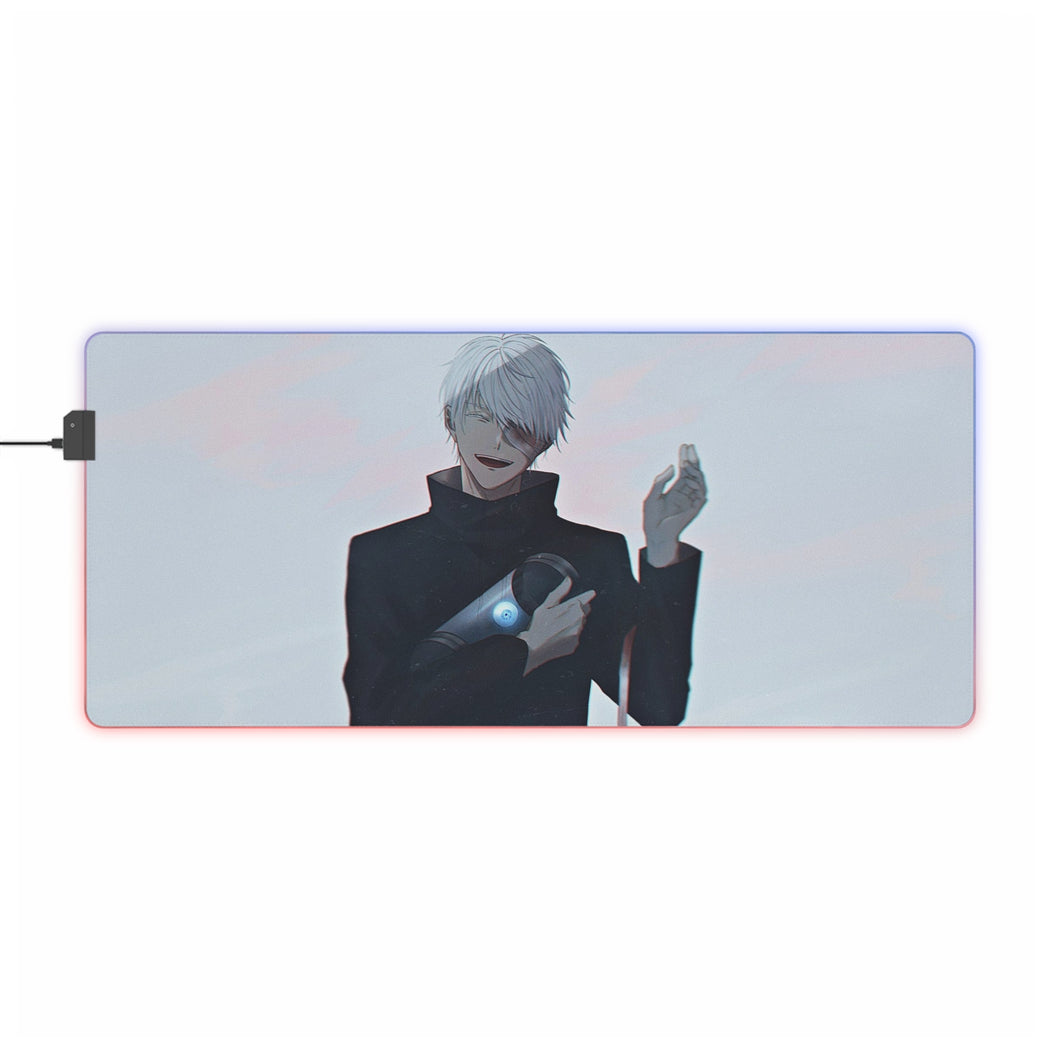 Tapis de souris LED RVB Jujutsu Kaisen (tapis de bureau)