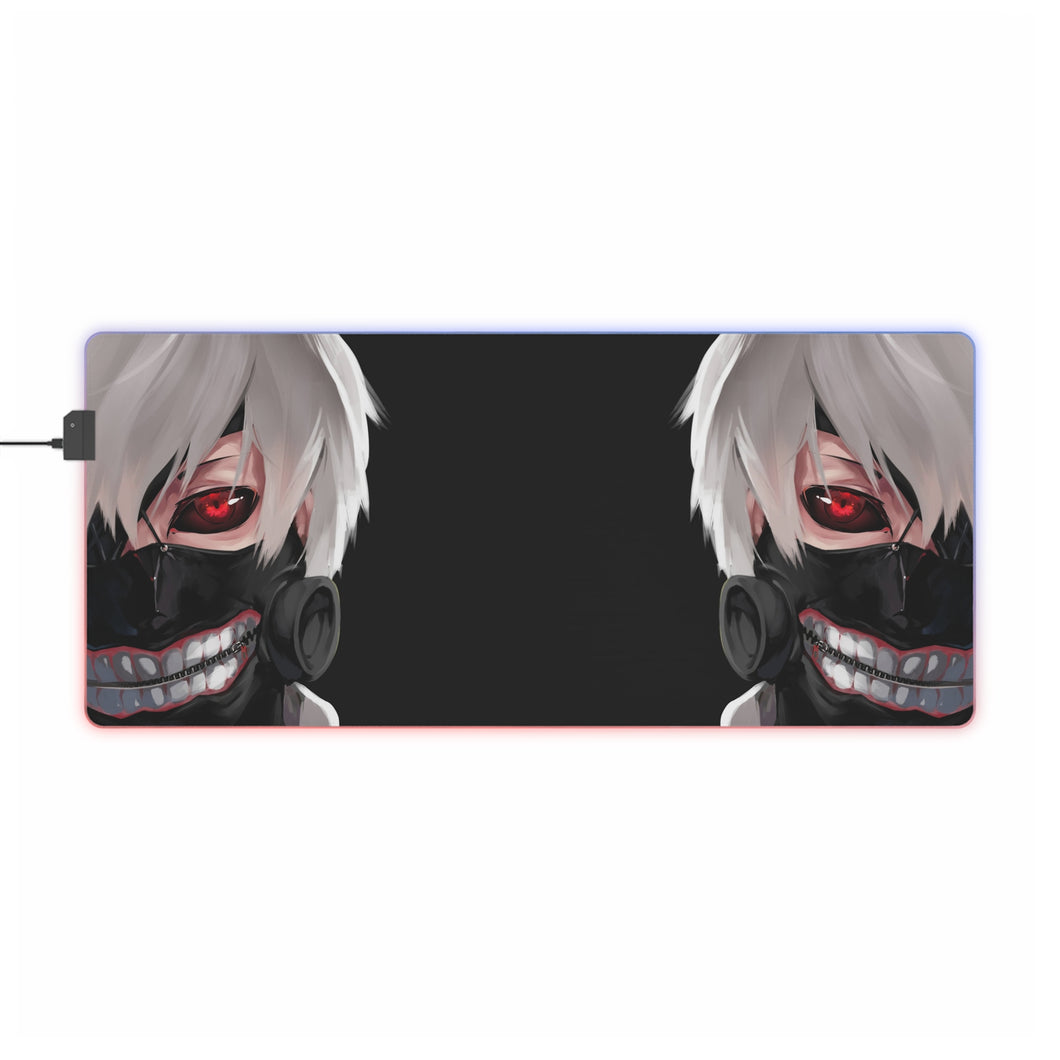 Tapis de souris LED RVB Tokyo Ghoul Ken Kaneki (tapis de bureau)