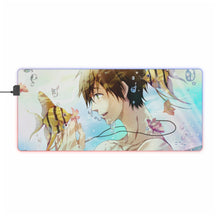 Load image into Gallery viewer, Free! Makoto Tachibana RGB LED Mouse Pad (Desk Mat)
