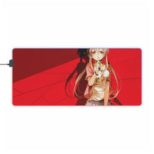 Charger l&#39;image dans la galerie, Tapis de souris LED RVB Mirai Nikki Yuno Gasai (tapis de bureau)
